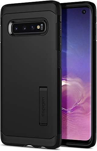 Samsung Galaxy S10 Kılıfı için Tasarlanmış Spigen Sert Zırh (2019) - Siyah