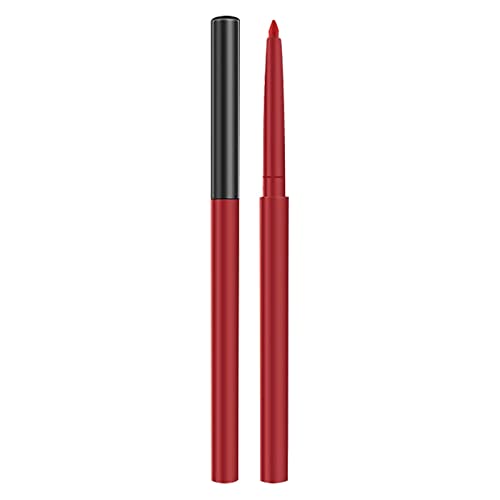 Guolarızı 18 Renk Su Geçirmez Ruj Dudak Kalemi Uzun Ömürlü Lipliner Kalem Kalem Renk Sansasyonel Şekillendirme Garnet
