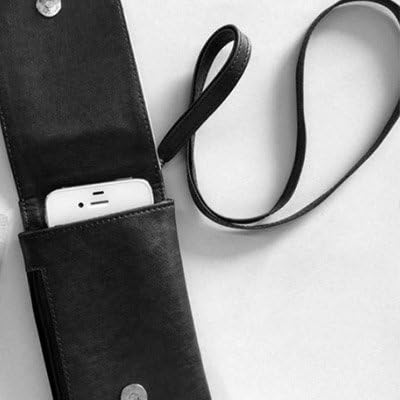 Pembe Mavi Kulaklık Müzik Desen Telefon cüzdan çanta Asılı Cep Kılıfı Siyah cep