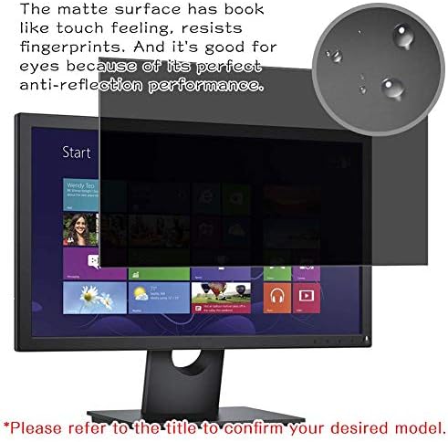 Synvy ekran koruyucu koruyucu ile Uyumlu BenQ XL2430T 24 Ekran Monitör Anti Casus Filmi Koruyucuları [Temperli Cam