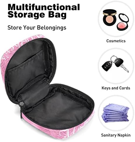 Adet Çantası, hijyenik kadın bağı saklama çantası, Taşınabilir Adet Pedi fermuarlı çantalar Kılıfı Kadınsı Menstruasyon