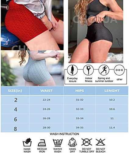 CHOTUA TİK Tok Tayt Şort Egzersiz Ezme Popo Yoga Pantolon Karın Kontrol Ganimet Yoga Tayt Dokulu Popo Kaldırma Sıkı(Nane