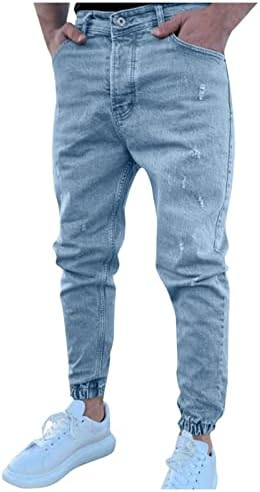 DIYAGO Skinny Jeans Erkekler Hipster Streetwear günlük kot Slim Fit Hip Hop Jean Pantolon Moda Tasarımcısı Kalem Kot