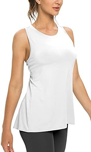 Sanutch Aç Geri Egzersiz Üst Backless Yoga Gömlek Kravat Geri Egzersiz Tankı Kadınlar için