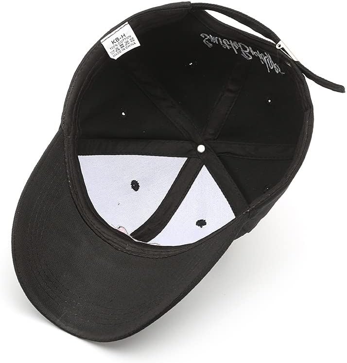 N / A Moda Rahat güneş şapkası Hockeys Kap Erkekler için Sevimli Köpek beyzbol şapkası Womenisex (Renk : Siyah, Boyut