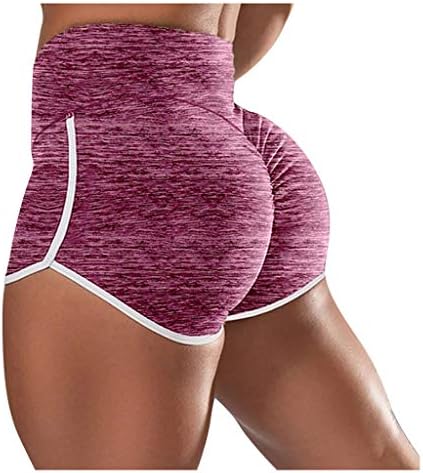 Keepfit Bayan Giyim Şort Sıkıştırma Yüksek Bel Kalça Katı Koşu Spor Yoga Tayt Şort
