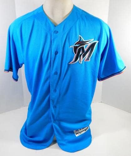 Miami Marlins Jones 43 Oyun Kullanılmış Mavi Forma 46 DP22272 - Oyun Kullanılmış MLB Formaları