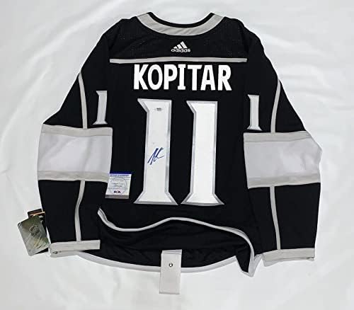 Anze Kopitar İmzalı Adidas Climalite La Kings 2012 Stanley Kupası Forması Psa Coa İmzalı NHL Formaları