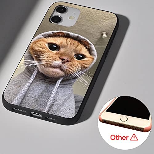 JOYLAND Yumuşak Sıvı silikon kauçuk Komik Kedi Pet Siyah telefon kılıfı Kapak iPhone 14 Pro Max Mikrofiber Linin Serin