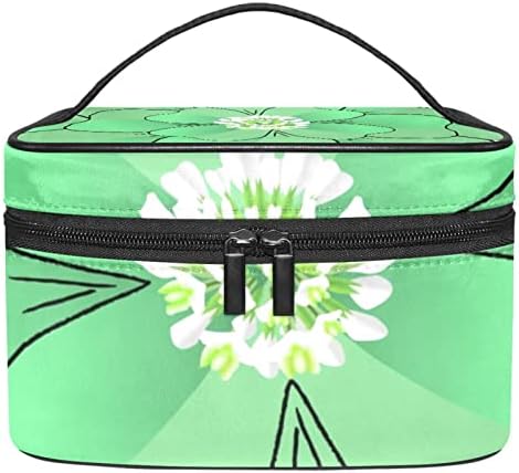 Aziz Patrick Günü Çiçekler kozmetik Çantası Seyahat makyaj çantası Makyaj Çantası Bayan için
