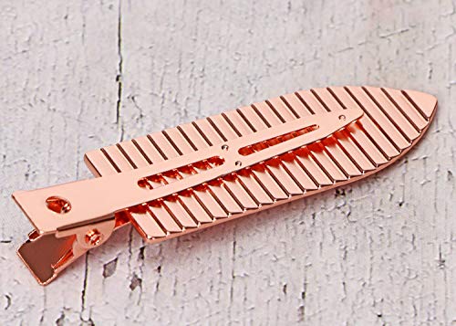 Mini Patenci 1 Adet 2.75 inç Metal Hiçbir Viraj Kıvırmak Klipleri Hiçbir Kırışık Saç Tokası Saç Patlama Dalgalar Makyaj