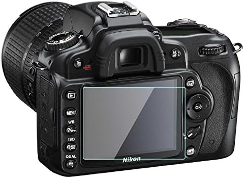 2 Paket Nikon D7000 D90 D700 D300S Ekran Koruyucu 9 H Anti-Scratch Anti-Parmak İzi Temperli Cam Mükemmel Radyan Tamamen