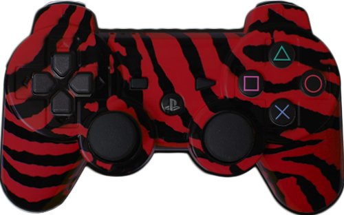 Özel PS3 Denetleyici-Kırmızı Zebra Dualshock 3