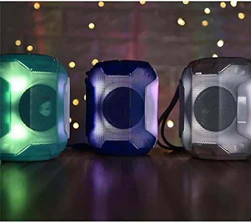 XDCHLK Küçük hoparlör portatif led ışık Hoparlörler Bas Stereo Hoparlör Açık Ses Kutusu (Renk : D)